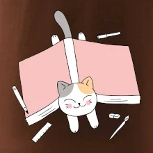 Učenie na štátnice mačka