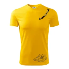 Running nápis šikmo