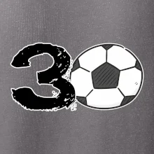 Futbal okrúhle narodeniny 30