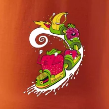 Milkshake vlak kreslený