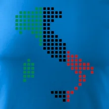 Taliansko obrys vlajka