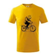 Vlk na bicykli