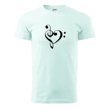 Husľový kľúč srdce