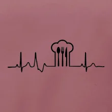 EKG kuchár čiapky a príbory