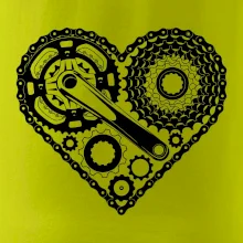 Srdce plné cyklo dielov