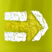 Párová turistická značka žlutá