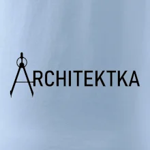 Architektka nápis