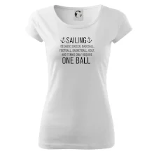 Sailing beacause one ball