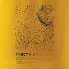 Plechý - vrstevnice v obdĺžniku