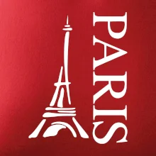 Paris nápis Eiffelovka na výšku