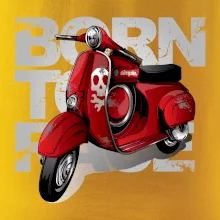 Scooter born to ride red