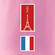 Paríž známka farebná