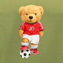 Futbalista medvedík číslo