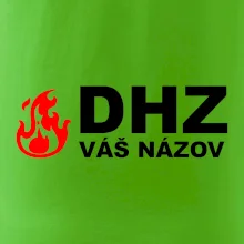 DHZ (oheň, názov sboru - vlastný nápis)