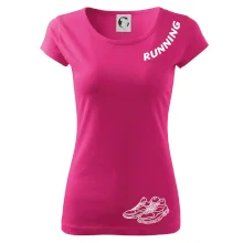 Running nápis šikmo