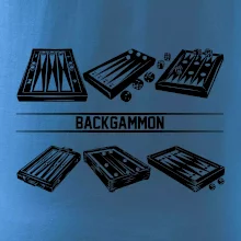 Backgammon čierny set