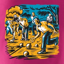 Petanque hra - modro oranžová