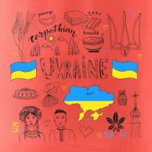 Ukrajina folklór - kreslené obrázky