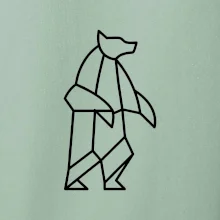 Geometria ľadový medveď stojaci