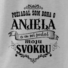 Požiadal som Boha o anjela a on mi poslal moju svokru