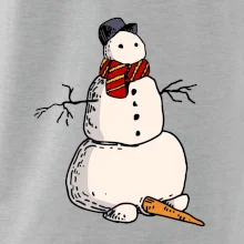 Snehuliak so spadnutým nosom