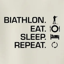 Biathlon Eat Sleep Repeat