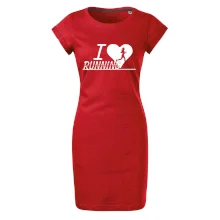 I love running dievča