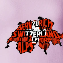 Mapy - názvy miest - Švajčiarsko