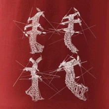 Skrútený stožiar vysokého vedenia