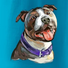 Americký stafordšírsky teriér kreslený