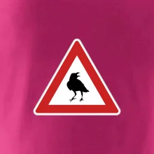 Dopravná značka - Pozor havran