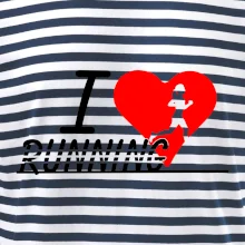 I love running dievča