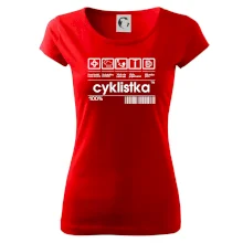 Čiarový kód - cyklistka