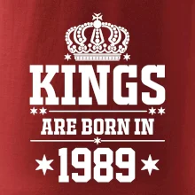Kings are born in 1989