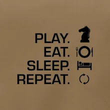 Eat sleep play - šach Eat sleep play - šach