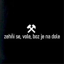 Zehňi se, vole, boz je na dole