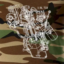 Motor Škoda/ VW 1.9L  TDI z boku