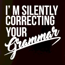 Correcting grammar Correcting grammar