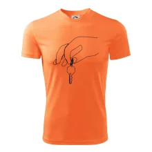 Kľúče a ruka jedným ťahom