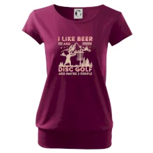 I like beer and disc golf