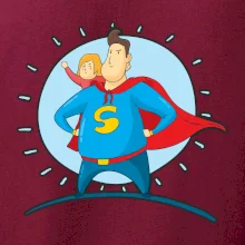 Táta superman - dievča