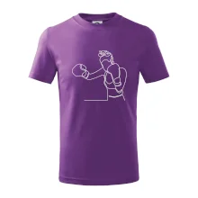 Žena boxerka jedným ťahom