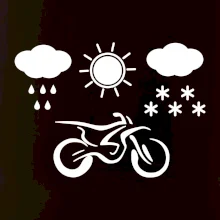 Motorkář za každého počasí - enduro