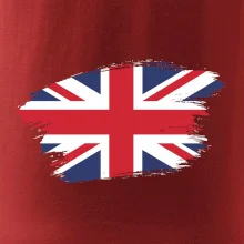 Britská vlajka roztrhaná