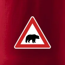 Dopravná značka - Pozor ľadový medveď Dopravná značka - Pozor ľadový medveď