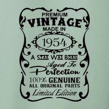 Vintage Etiketa - 1954