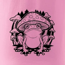 Goblincore čierna hubožaba