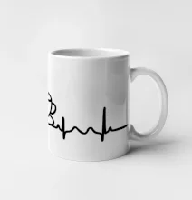 EKG hrnček kávy EKG hrnček kávy