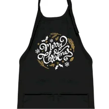 Merry christmas - nápis guľatý