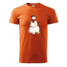 Snehuliak so spadnutým nosom